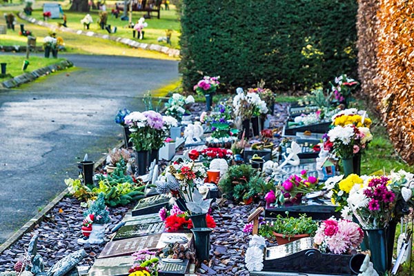Cremated remain grave