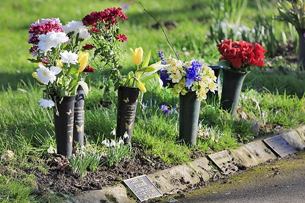 The memorial garden